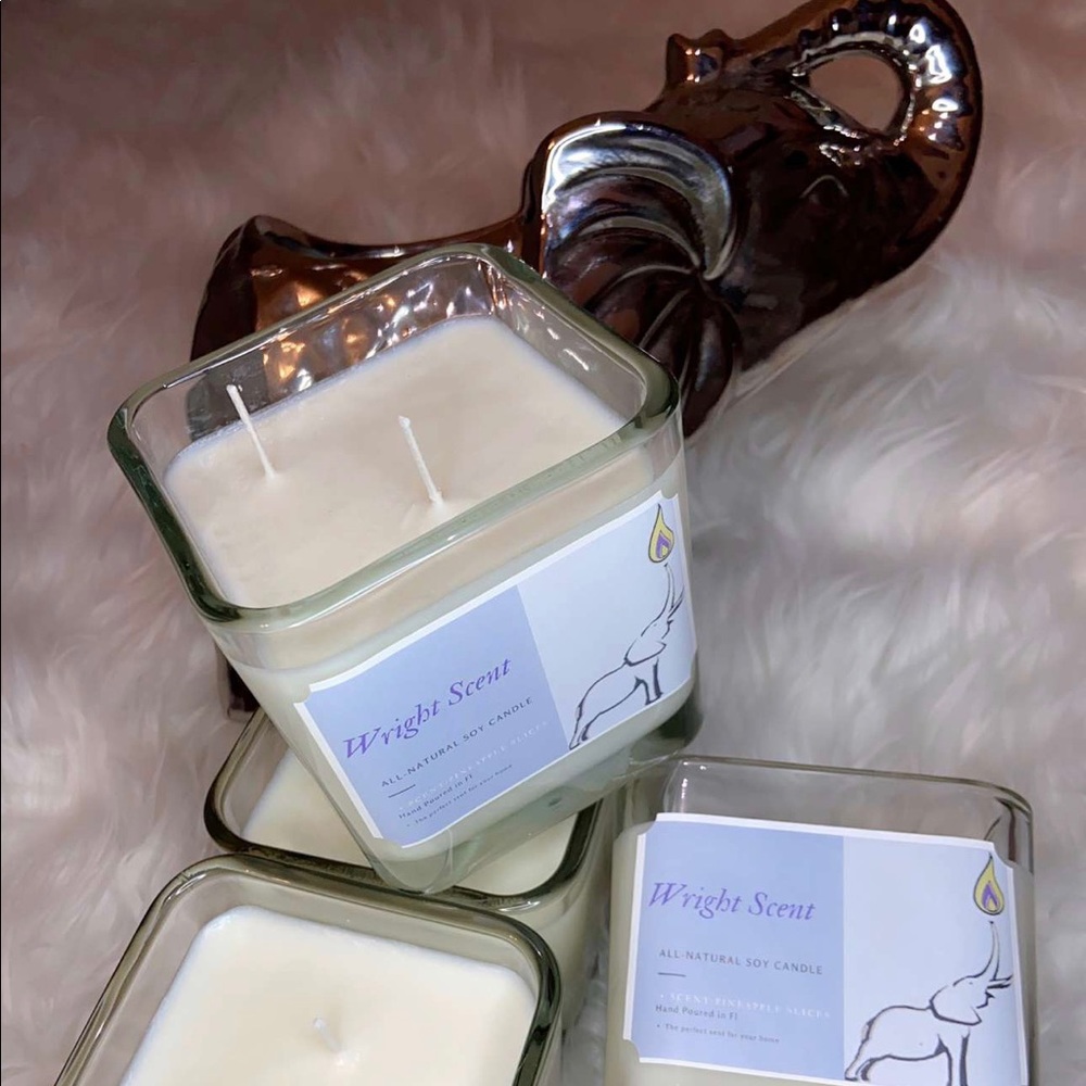 Homemade candles